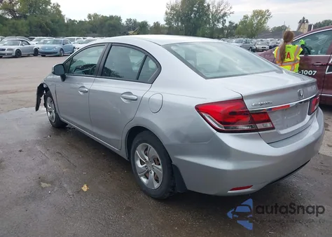 2013 Honda Civic Lx из США, поврежденный, VIN 19XFB2F58DE045199
